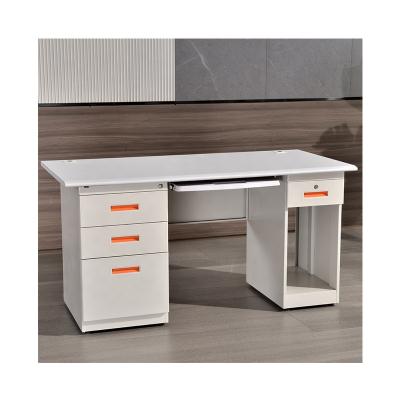 China Other high quality desk four fights and one door thicken metal study desk home office computer desk factory hot sale for sale