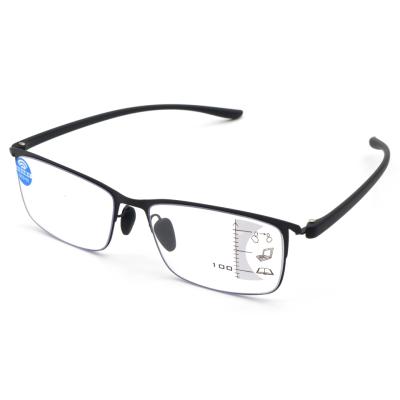 China Ultra Light Multifocal Eyewear Anti-blue Eyewear Temple Reading Glasses TR90 for sale