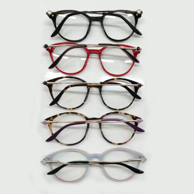 China For Optical Frame Factory Price Wholesale Promotional Acetate Eyeglasses Frames Optical Glass Stock Cheap Ready Frames for sale