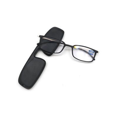 China Blue Light Reading Glasses Anti Blocking Portable Eyeglasses Frame TR90 Ultra Light Thin Reading Glasses For iPhone for sale