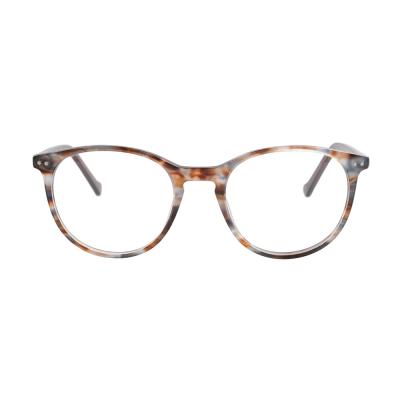 China Acetate Optical Frame Round Vintage Acetate Optical Glass Eyeglass Spectacle Frames for sale