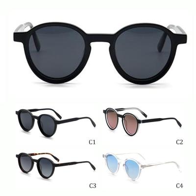 China Fashion Sunglasses Women UV400 Acetate Sunglasses Luxury Classic Round Retro Polarized Shades Sun Glasses for sale