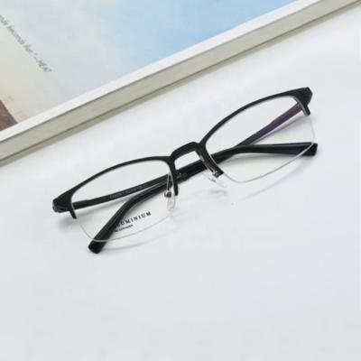 China The classic square unique design aluminum optical frame glasses sight aluminum optical eyeglasses frame for sale