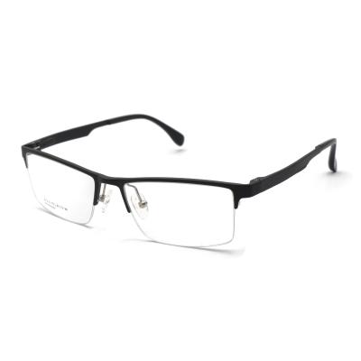 China Factory wholesale high quality optical sight half frame fashion aluminum alloy glass frame men's glass frame for sale