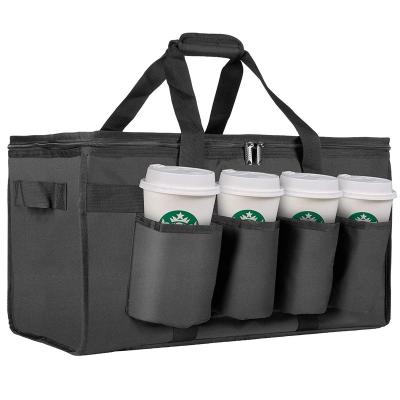 China Hot / Cold Insulated Commercial Insulated Delivery Bag Thermal Food Carrier for sale