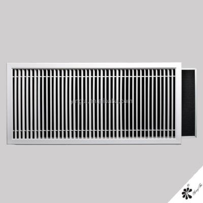 China Commercial Return Air Grill-Slim Grill with Filter for sale