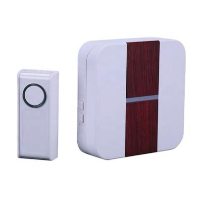 China Modern CE/RED Approvals Waterproof Smart Wireless DC Doorbell with 30 Melodies 100m Long Range Wireless Door Chime for sale