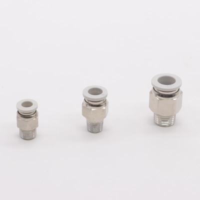 China Hign Quality Pbt Pneumatic Body Parts Pneumatic Compressed Air Quick Connector for sale