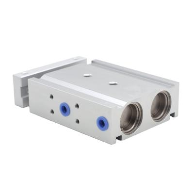 China Hotels Quality Double Rod Fine Three-axis Pneumatic Cylinder For Press for sale