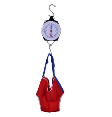 China Painted Iron cover+PC or PS Mask Baby Scale Mechanical Hanging Spring Hanging Scale for sale