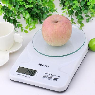 China ABS Plastic + 6mm Factory Price Camry Household Kitchen KDD-3 Glass Scale for sale