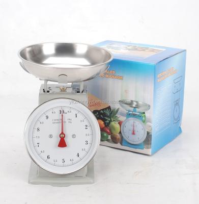 China Body: Painted Steel 10 Pounds Mini Balance Pan Series Tare Ounces and Grams Food Spring Wall Electronic Kitchen Digital Scale for sale