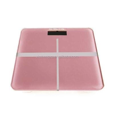 China Single Digital Body Fat Analyzer Scales Temperature Display Electronic Bathroom Scale for sale