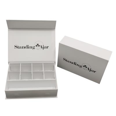 China 2021 Recyclable Factory Custom Cosmetic Paper Magnetic Gift Box With Magnetic Lid Paper Card Insert For Skin Care Box for sale