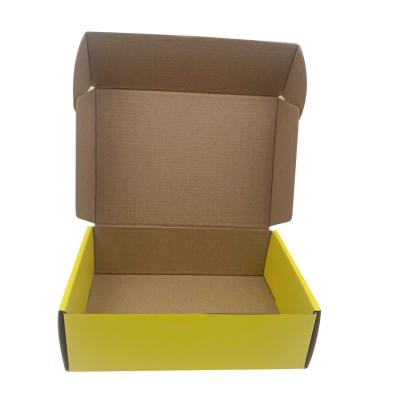 China Custom Recyclable Corrugated Cardboard Mailing Belts Mailing Box Printed Logo Shipping Gift Ties Box For Package for sale