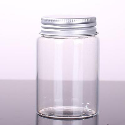 China All Industry 50ml Clear Jar Glass Cosmetic Bottle For Cream Lip Balm for sale