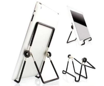 China Universal Adjustable Foldable Adjustable Portable Tablet Stand/Metal Mobile Stand Compatible with All Cell Phones iPads Tablets for sale