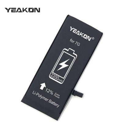 China Rechargeable Mobile Phone Cell Phone Lithium Ion Boost Capacity 2200mah Battery Compatible For iPhone 7 for sale