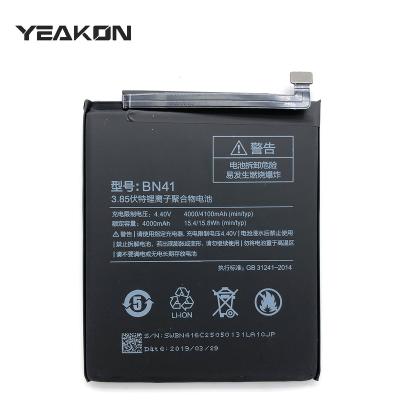 China Mobile Phone Battery BN41 Compatible For Xiaomi Redmi Note 4 Battery Replacement for sale