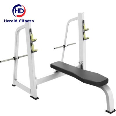 China Commercial High Quality Gym Muscle Building Weight Bench Fitness Equipment Commercial Flat Bench Press for sale