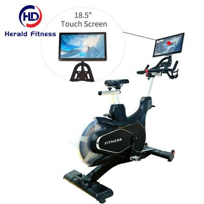 China Commercial Use Big Discount Bodybuilding Alteration Machine Gym Magnetic Spinning Bike (18. 5 Touch Screen) With Color Customization for sale