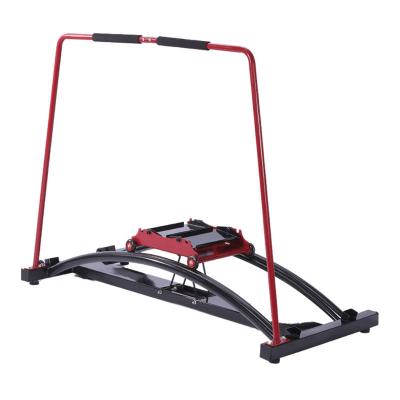 China Commercial New Design Commercial Multifunctional Aerobic Fitness Equipment Double-Track Swing Simulator Ski Training Machine for sale