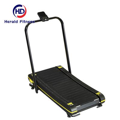 China Home Herald Fitness Home Use Light And Foldable  Mini Self-propelled Treadmill With Button Type For Workouts for sale