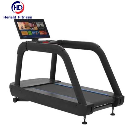 China Commercial New Arrival Gym Sports Fitness Equipment Commercial Electric Treadmill Running Machine With Screen for sale