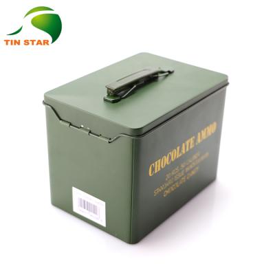 China Recycled Materials OEM Food Grade Manufacturer 18 Years Custom Chocolate Metal Packaging Tin Box for sale