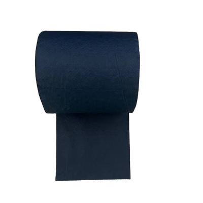 China Virgin Wood Pulps Black Cheap Disposable Embossing Toilet Paper Roll Paper for sale