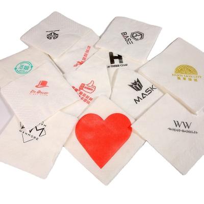 China Restaurant Ply Solid Color Multi Colored Napkin Painted Paper Custom Napkins for sale