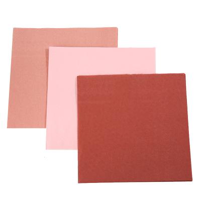 China Cocktail Restaurant Wedding Colorful Red Rose Rose Patterned Food Service Airplane Paper Napkins Recyclable Printed Napkins for sale