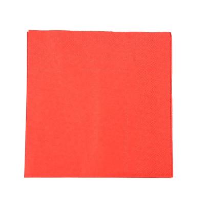 China Colorful in stock 1000pcs MOQ 33*33cm 3ply 20pcs/bag customized solid color tissue paper hand towel table napkins and napkins customized acceptable for sale