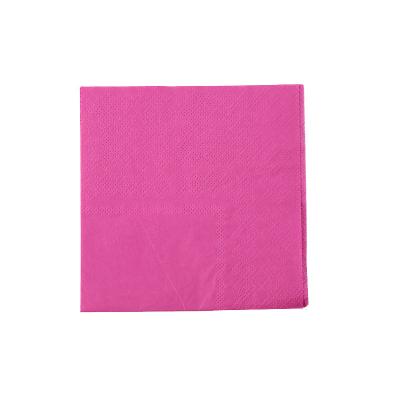 China Colorful in stock 1000pcs MOQ 33*33cm 3ply 20pcs/bag customized solid color tissue paper hand towel table napkins and napkins customized acceptable for sale