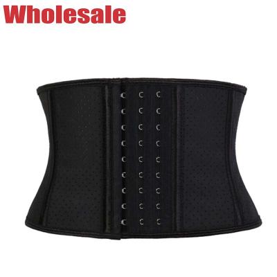 China 9 Steel Bone Waist Trainer Hollow Out Corset Shapewear Customized for sale