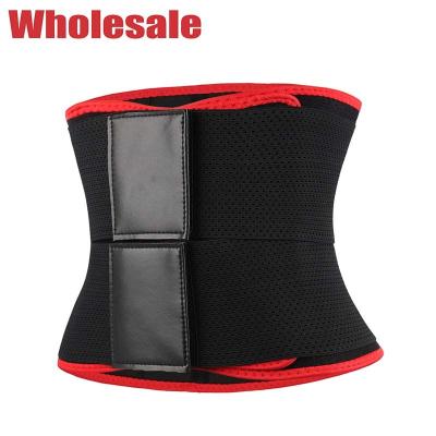 China 4 Steel Boned Waist Trainer Tummy Reducer Belt Workout Stomach Sweat Band for sale