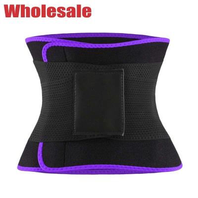 China Leather Label Waist Trimmer Belt 43.3 Inch Stomach Sweat Wrap for sale