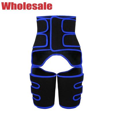 China NANBIN OEM Plus Size Thigh Trimmers Blue Velcro Double Belt for sale