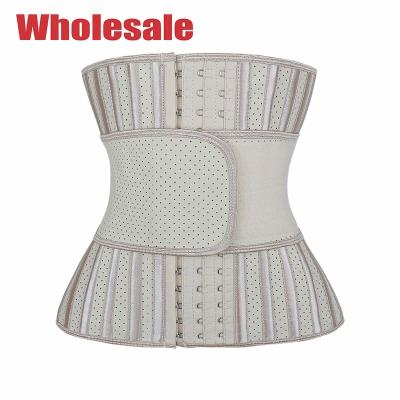 Chine Corset désossé en acier de l'entraîneur 25 simples nus de taille de sport de latex de ceinture à vendre