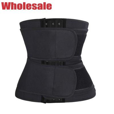 China Black Waist Cincher Neoprene Waist Trainer 6XL With Logo Customized for sale