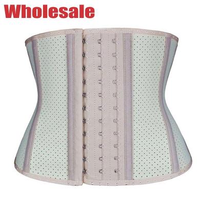 China Latex Tummy Trimmer XXXL 9 Boned Latex Waist Trainer For Working Out for sale