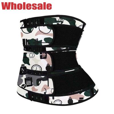 China Neoprene Waist Trainer 3 Belt Zip And Velcro Waist Trainer For Better Posture for sale