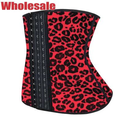 China Control de barriga rojo de Shapewear de la cintura del tamaño extra grande de Cincher 6XL de la cintura del leopardo en venta