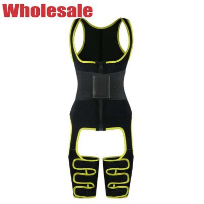 China Neoprene Thigh Trimmer 6XL Full Body Waist Cincher Adjustable Leather Belts for sale