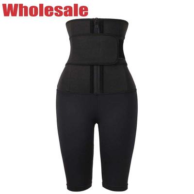 China SBR Thigh Slimmer Pants NANBIN Waist Trainer Leggings Ergonomic for sale