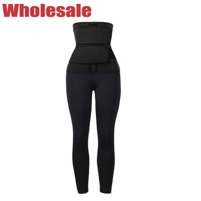 China 3XS High Waisted Gym Leggings Waist Leggings With Built In Waist Trainer for sale