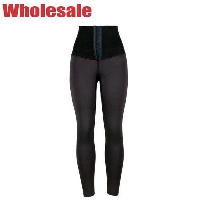 China Hook Girdle Waist Trainer Leggings High Waisted Leggings With Tummy Control for sale