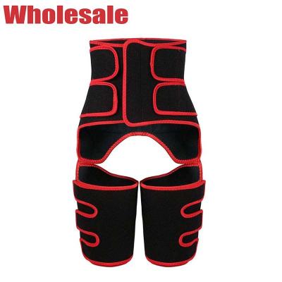 China Red Three Velcro Straps High Waist Thigh Trimmer And Butt Lifter for sale