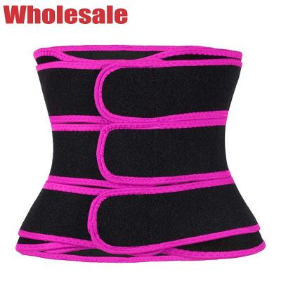 China OEM Three Strap Waist Trainer Neoprene Stomach Corset For Weight Loss for sale