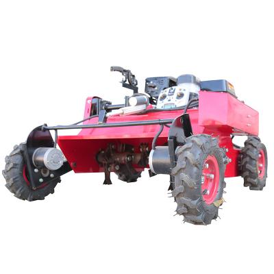 China 2022 RC Lawnmower and Robot 4-Stroke Remote Control Lawn Mower for Farmer for sale